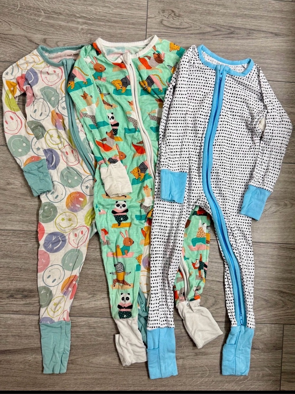 Little sleepies 12-18 month zippy bundle